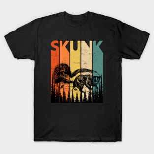 Skunk Retro Style T-Shirt